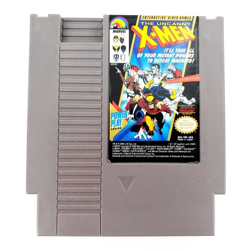 The Uncanny X-Men (Nintendo NES, 1989) Authentic Cart Only Tested & Works